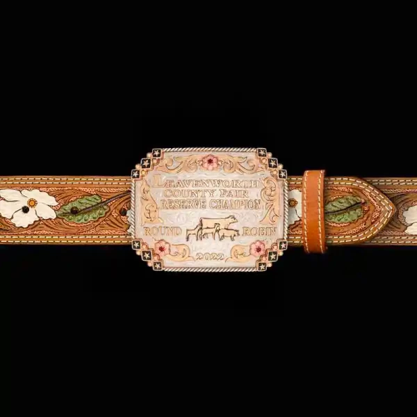 Southern Pine Leather Belt